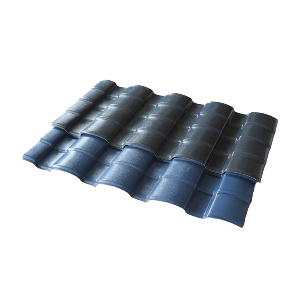 Light Grey China Synthetic Resin Accessories Interlocking Photovoltaic Roof Tile Roofing Sheets Corrugated Plastic Roof Panels