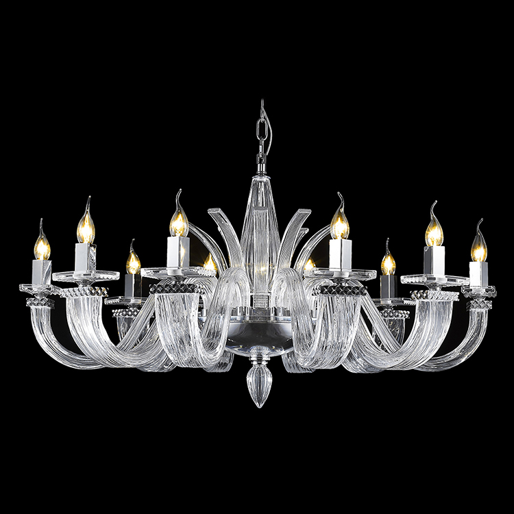 Hanse Sparkling Luxury Modern Glass Ball Led Chandelier