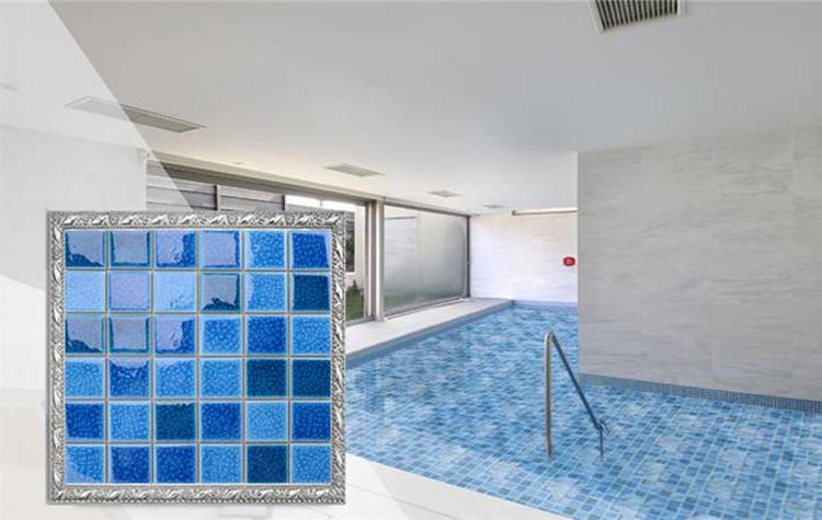 pool ceramic mosaic floor tile