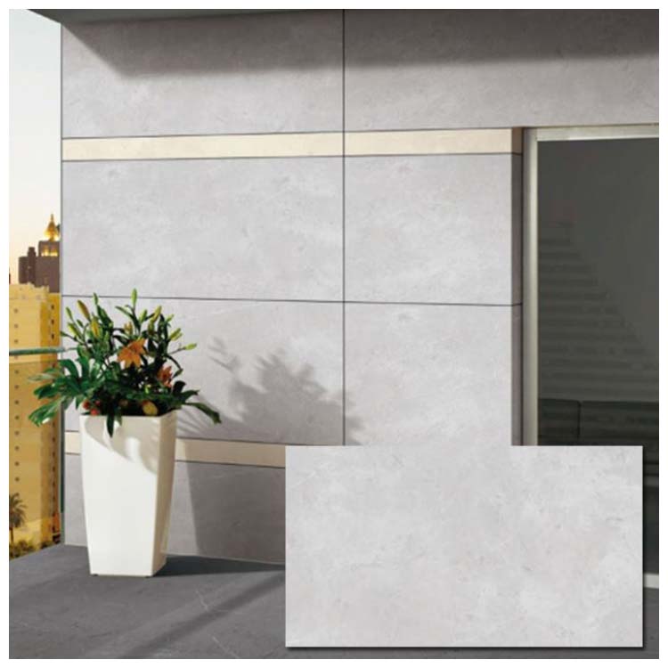 Light Grey Glazed Ceramic Wall Tile