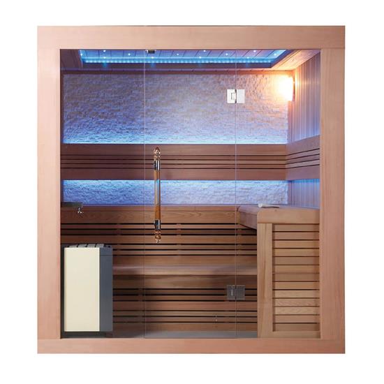HS-SR1241Y for 2 person outdoor home sauna,luxury sauna room  HS-SR1241Y