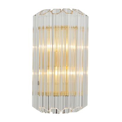 Hanse Clear Glass Cylinder Brass Pendant Light  HS8062B-9L