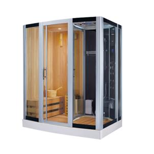 Person Luxury Shower Steam Wood Sauna Room  HS-SR3063