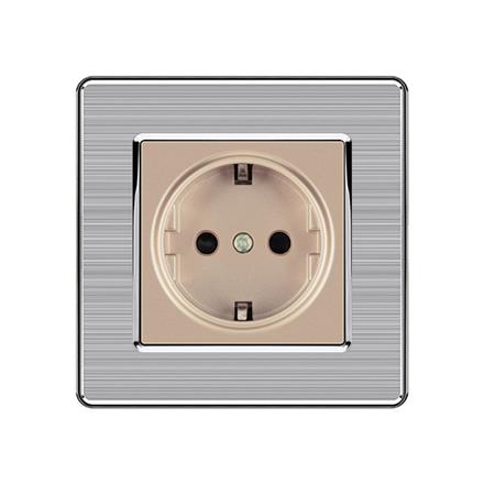high quality professional ac power 2 pin german socket outlet  F62 German socket