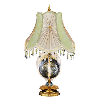 Hanse Emerald Green Brass Table Lamp  HS-8224T-3