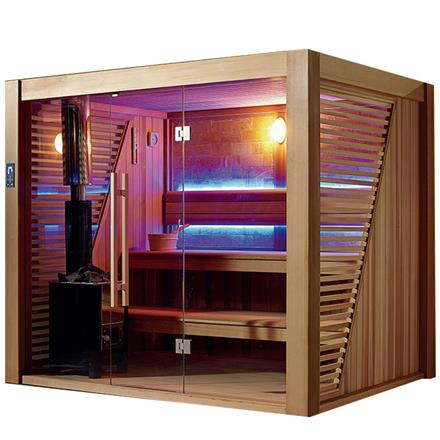 Big Sauna Room 6 People/ Cedar Wood Sauna/ Glass Sauna  HS-A9127