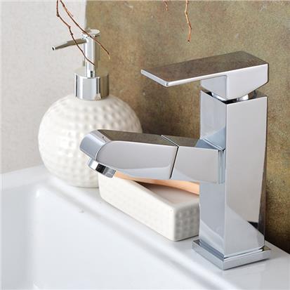 Modern Gun Black Single Handle Brass Lavatory Bathroom Water Saving Wash Basin Mixer Taps Tap Faucet For Bathroom  HS-1005