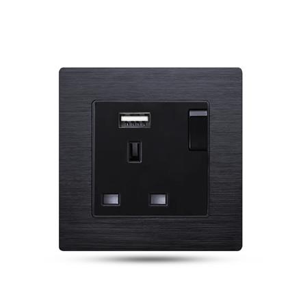 13a switch outlet wall eu socket with usb  F71-043