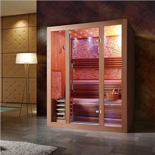 Luxury  Fashion Nudist Glass Cedar Wood Sauna Room 6 People  HS-SR12354