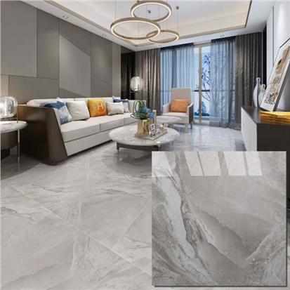 Grey Polished Ceramic Floor Tile 600 x 600mm HS6003PQ