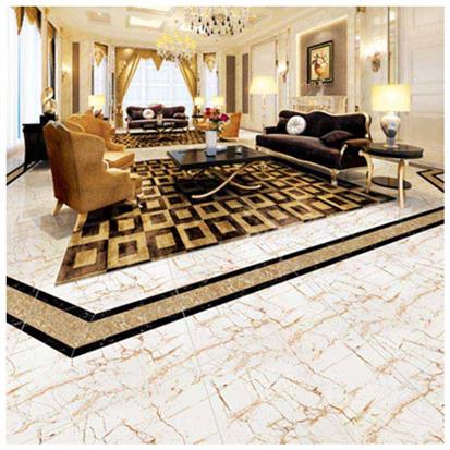 Gold Polished Ceramic Floor Tile 600 x 600mm HS637GN