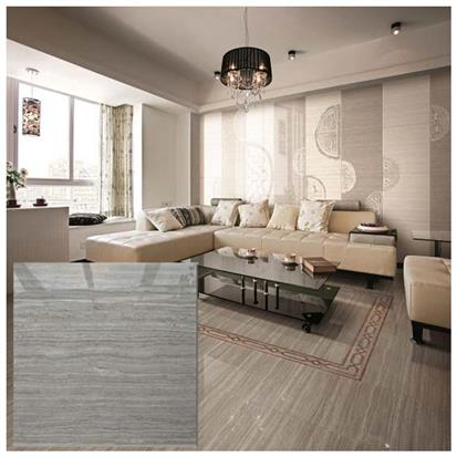 Grey Polished Ceramic Floor Tile 600 x 600mm HS651GN