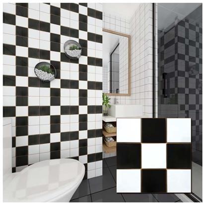 Black Polished Ceramic Tile 300 x 300mm YPNQH8992