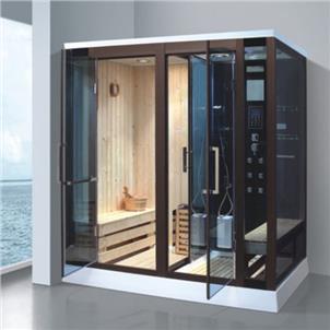 Indoor 1 Person Wet Sauna and Enclosure Shower Wood Steam Sex Sauna Box Room  HS-KB-935-106