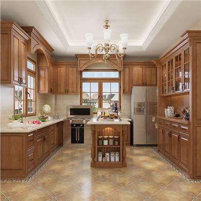 Custom Made European Usa Kitchen Cabinet Classical Design Complete Set ...