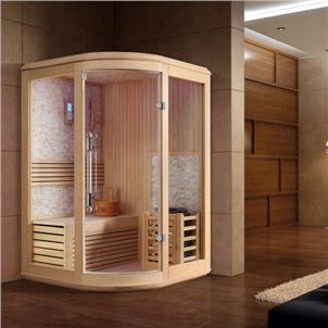 Russian Style Red Cedar Solid Wood Indoor Sauna Room  HS-SR12105