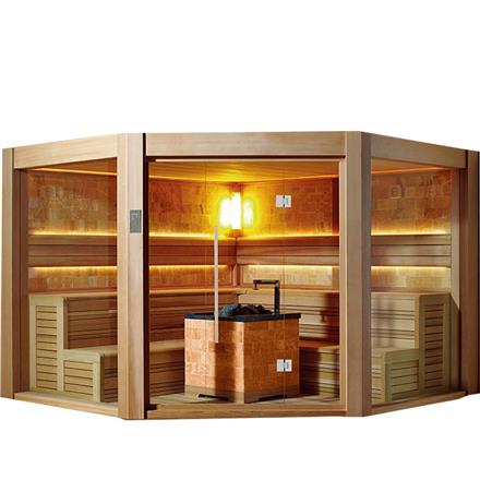 Large Size Luxury Solid Wood  Luxury Wood Dry Sauna Room  HS-A9128