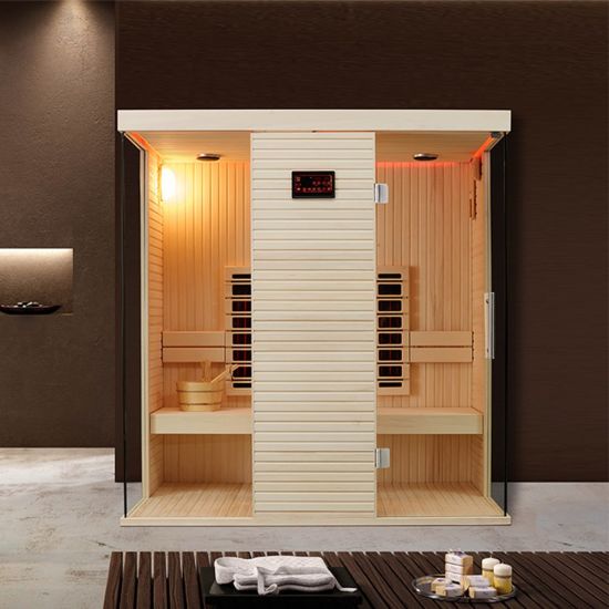 Large Luxury Home Stove Sauna Wood Room for Sale