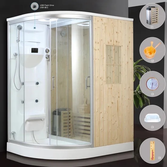 Steam Shower & Sauna Room/ Steam Shower/ Steam Shower & Infrared Sauna