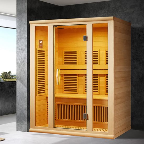 1500mm Glass Door Infrared Sauna Cabin Sauna Room