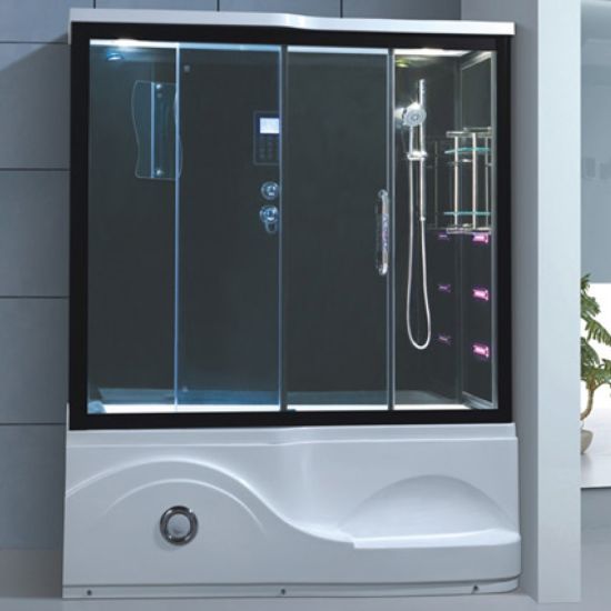 1750X900 Personal Home Steam Room Steam Shower Jetted Tub