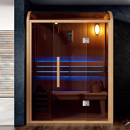 Hot Sale Family Home Made Carbon Fiber Sauna Room Bath 2 People