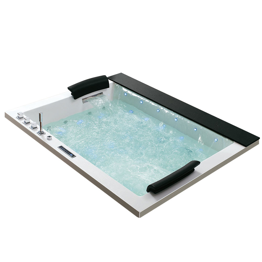 HS-BC653 jet nozzle built-in acrylic insert bathtub