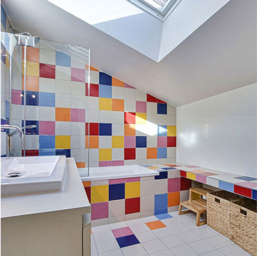 Coloured Tiles