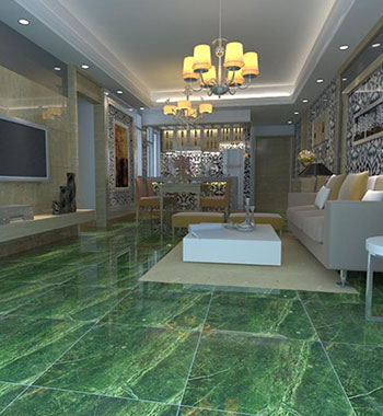 green wall floor tiles