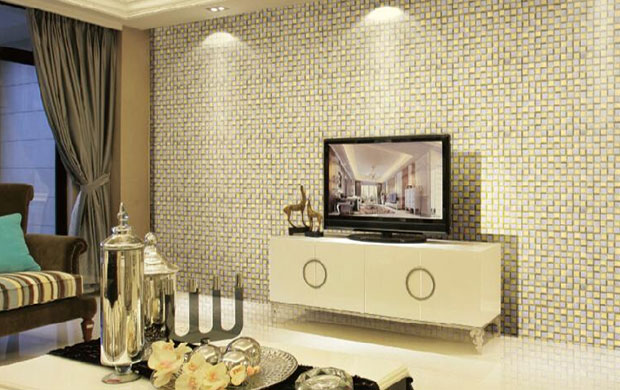 tv unit background tiles