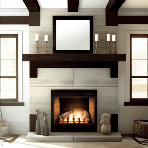 Farmhouse Fireplace Tile Ideas Rustic Styles and Patterns To Complete